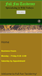 Mobile Screenshot of fullfantaxidermy.com