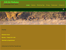Tablet Screenshot of fullfantaxidermy.com